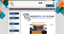 Desktop Screenshot of impressiondeguyane.com